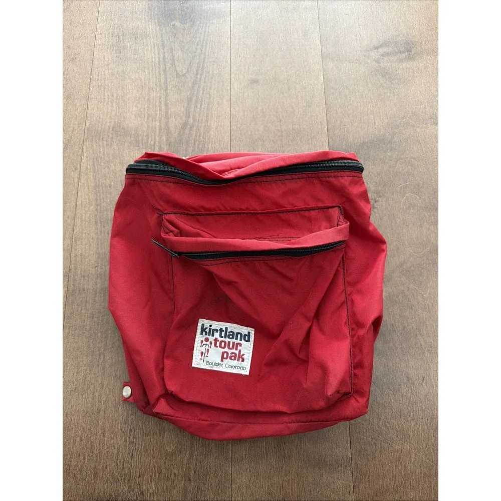 Kirtland Tour Pak Red Bag 9x9 Stains Lining Flaking